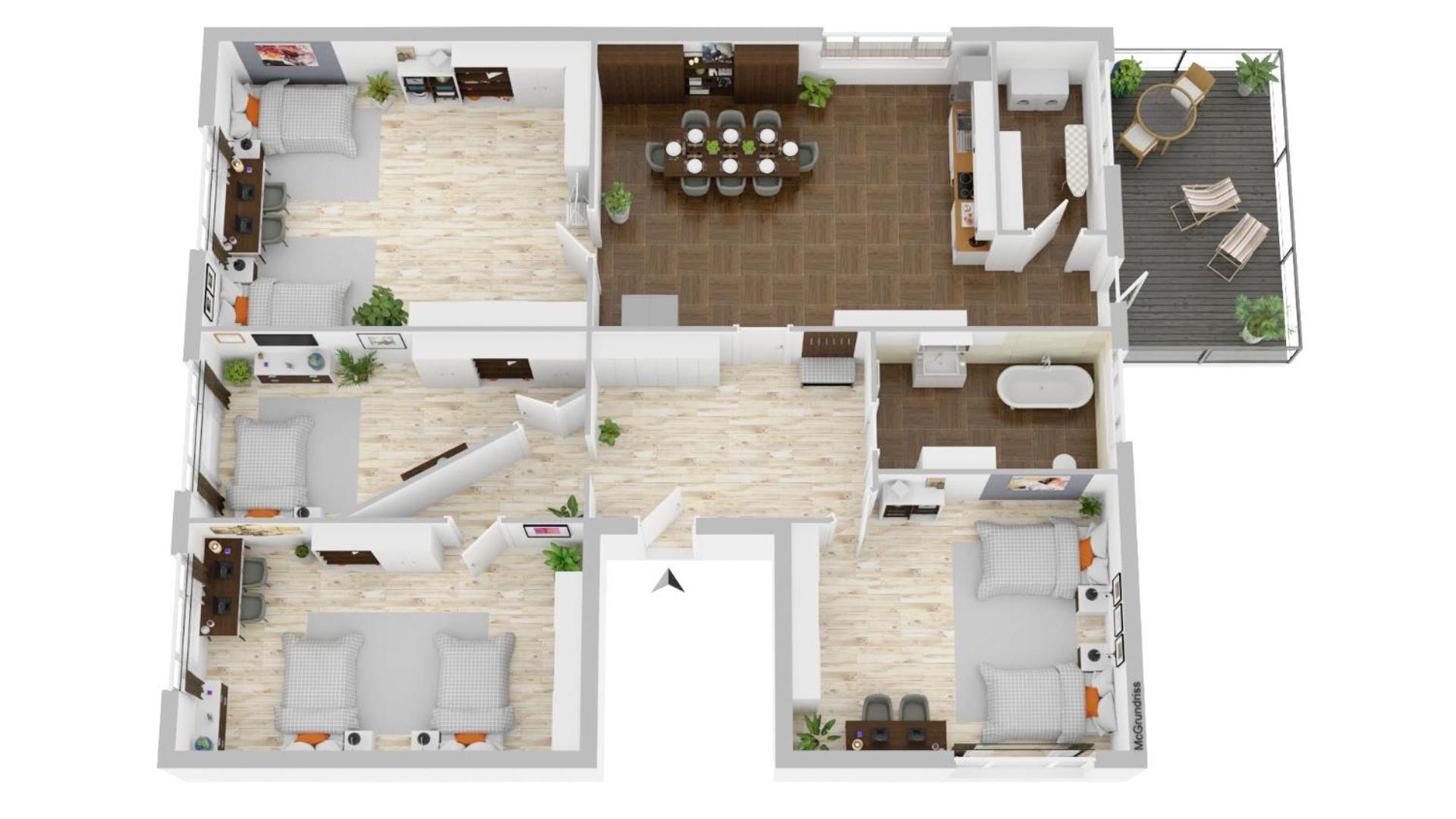 -Cs24- 4 Rooms Apartment With Rooftop - Ka02 Iserlohn Eksteriør bilde