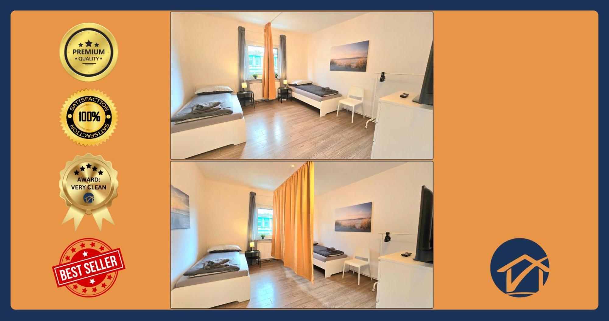 -Cs24- 4 Rooms Apartment With Rooftop - Ka02 Iserlohn Eksteriør bilde